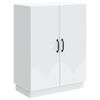 vidaXL Buffet Blanc 66 x 34,5 x 87 cm Bois d'ing&eacute;nierie