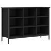 vidaXL Armoire &agrave; chaussures noir 100x35x70 cm bois d'ing&eacute;nierie