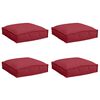 vidaXL 4 pc Bordeaux