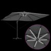 vidaXL Parasol Anthracite 352 x 251 x 265 cm Polyester et Aluminium