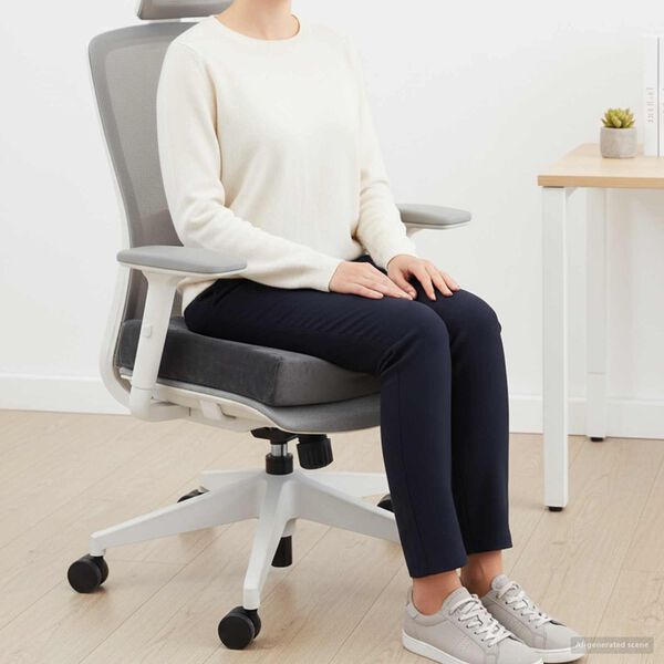 vidaXL Coussin d&rsquo;assise Gris