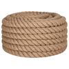 vidaXL Corde de jute 5 m de long 50 mm d'&eacute;paisseur