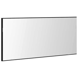 vidaXL Miroir Chêne noir 80 x 37 cm Verre et Bois Ingénierie