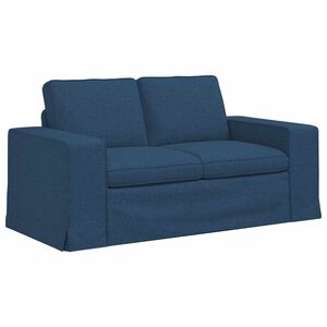 vidaXL Canap&eacute; Bleu 162 x 80 x 82 cm tissu