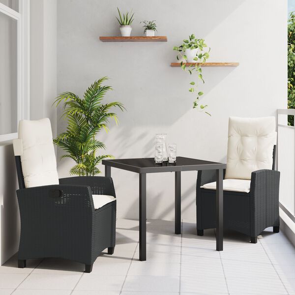 vidaXL Ensemble de salle à manger pour jardin 5 pcs Beige polyrotin