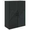 vidaXL Armoire Murale Noir 66 x 34,5 x 90 cm Bois d'ing&eacute;nierie