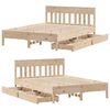 vidaXL Cadre de lit sans matelas 120x190 cm bois de pin massif