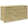 vidaXL Abri pour poubelles roulantes pour 3 bacs 240 L