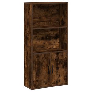 vidaXL Biblioth&egrave;que ch&ecirc;ne fum&eacute; 60x24x120 cm bois d'ing&eacute;nierie