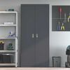 vidaXL Armoire de rangement 2 pcs Anthracite 90 x 40 x 200 cm Acier