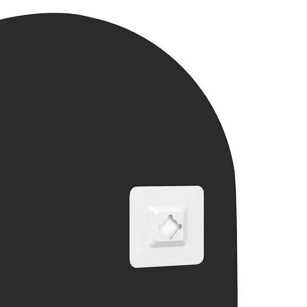 vidaXL Miroir mural 40x90 cm Verre Ovale