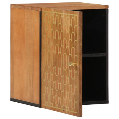 vidaXL Armoire de salle de bain murale 38x33x48cm bois massif manguier