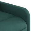 vidaXL Fauteuil inclinable &eacute;lectrique vert fonc&eacute; tissu