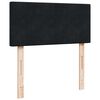 vidaXL Cadre de lit ottoman avec matelas noir 90x190 cm velours