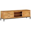 vidaXL Meuble TV Bois de manguier massif 140 x 30 x 40 cm