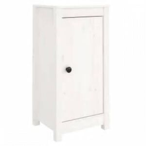 vidaXL Buffet blanc 39x35x80 cm bois massif de pin