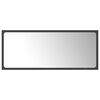 vidaXL Miroir de salle de bain Gris 90x1,5x37 cm Agglom&eacute;r&eacute;