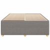 vidaXL Cadre de lit sans matelas taupe 160x200 cm tissu