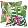 vidaXL Coussin avec oreiller HEERLEN 2 pi&egrave;ces Multicolore Polyester