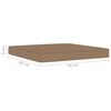 vidaXL Salon de jardin 4 pcs avec coussins taupe