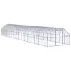 vidaXL Poulailler d'ext&eacute;rieur 3x16x2 m Acier galvanis&eacute;