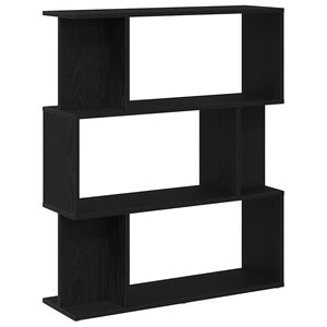 vidaXL Biblioth&egrave;que en ch&ecirc;ne noir 80x24x96 cm bois d'ing&eacute;nierie
