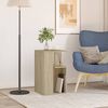 vidaXL Table d'appoint ch&ecirc;ne sonoma 35x35x60 cm bois d'ing&eacute;nierie