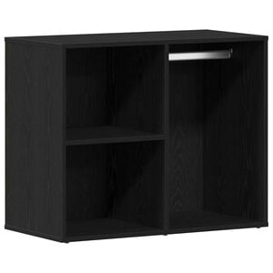 vidaXL Cabinet de Cosmétiques avec étagère Chêne noir 80 x 40 x 65 cm