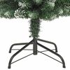vidaXL Sapin de Noël artificiel mince avec support 180 cm PVC