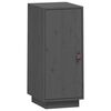 vidaXL Buffet Gris 34x40x75 cm Bois massif de pin