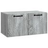 vidaXL Meuble TV mural Sonoma gris 59,5 x 31 x 30 cm Bois d'ing&eacute;nierie