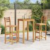 vidaXL Tabourets de bar lot de 2 bois d'acacia massif
