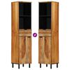 vidaXL Meuble de Lavabo de Salle de Bain Bois d'Acacia Massif
