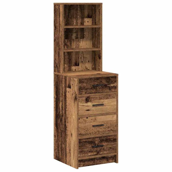 vidaXL Haut Armoire Bois ancien 40 x 41 x 135 cm Bois d'ing&eacute;nierie