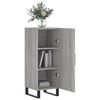 vidaXL Buffet Sonoma gris 34,5x34x90 cm Bois d'ing&eacute;nierie