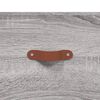 vidaXL Buffet haut Sonoma gris 69,5x34x180 cm Bois d'ing&eacute;nierie