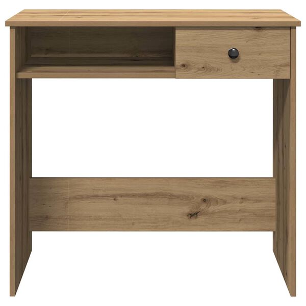 vidaXL Bureau ch&ecirc;ne artisanal 80x40x75 cm bois d'ing&eacute;nierie