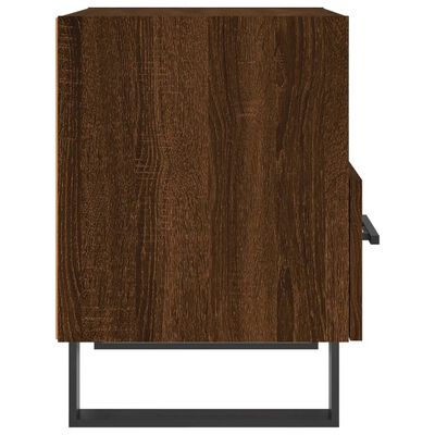 vidaXL Tables de chevet 2 pcs chêne marron 40x35x47,5 cm