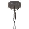 vidaXL Lampe suspendue industrielle Gris Fer et bois solide 46 cm E27