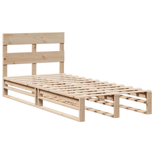 vidaXL Cadre de lit sans matelas 90x190 cm bois de pin massif