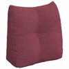 vidaXL Coussin de Dos Bordeaux 45 x 24 x 50 cm tissu