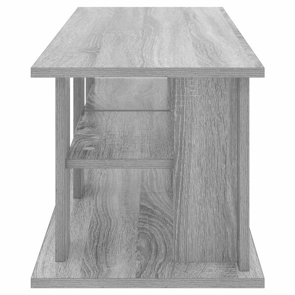 vidaXL Support de t&eacute;l&eacute;vision Gris Sonoma 96 x 35 x 33,5 cm