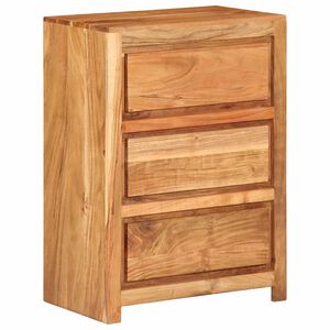 vidaXL Armoire &agrave; tiroirs 55x33x75 cm bois d'acacia massif