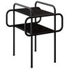 vidaXL Table basse Ch&ecirc;ne noir 40 x 40 x 51 cm Bois d'ing&eacute;nierie