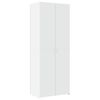 vidaXL Armoire de rangement blanc 70x42,5x225 cm bois d'ing&eacute;nierie