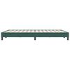 vidaXL Sommier &agrave; lattes de lit sans matelas vert fonc&eacute; 160x220cm