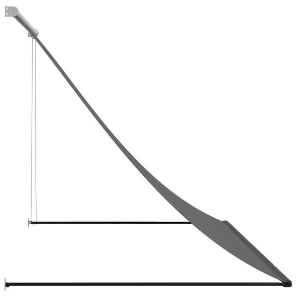 vidaXL Auvent r&eacute;tractable anthracite 250x150 m tissu et acier