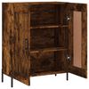 vidaXL Buffet ch&ecirc;ne fum&eacute; 69,5x34x90 cm bois d'ing&eacute;nierie