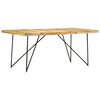 vidaXL Table &agrave; manger 180x90x76 cm Bois de manguier massif