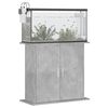 vidaXL Support d'aquarium en béton gris 81 x 36 x 73 cm Bois d'ingénierie